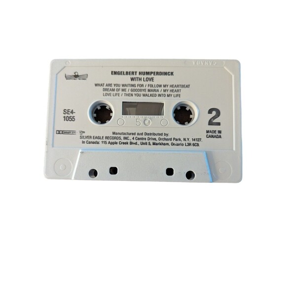 With Love Engelbert Humperdinck Easy Listening Music Album Cassette Tape Vintage - Picture 4 of 5
